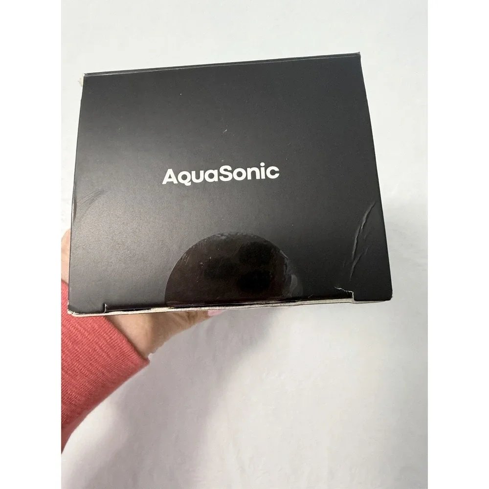 AquaSonic Black Series Electric Toothbrush Set Ultra‎ Whitening New In Box